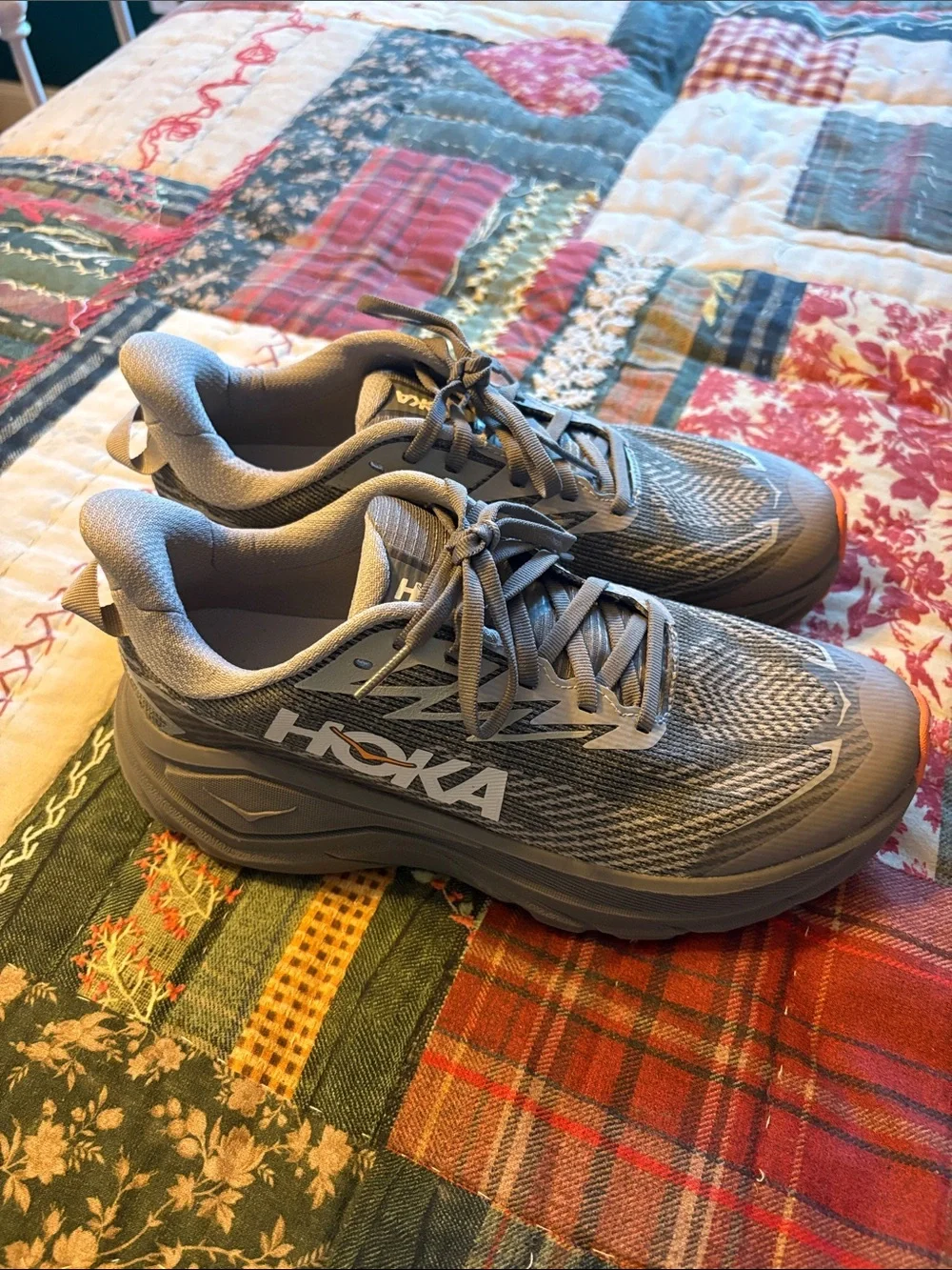 HOKA Women’s Gray/Brown Running Shoes